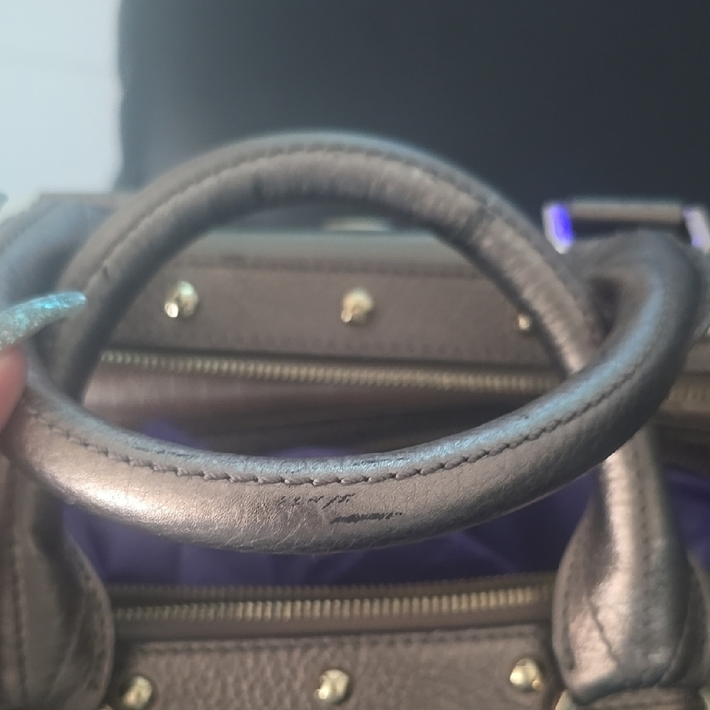 Versace Bronze and Gold Handbag - Picture 9 of 15